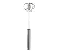 Kripyery Semi-Automatic Whisk Stainless Steel Egg Beater Hand Push Rotary Egg Mixer Blender Handheld Egg Stirrer Tool Kitchen Supplies L