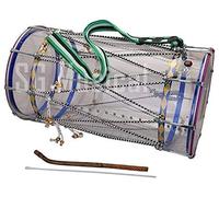 KRISHA KRAFTS Musical Transparent Lighting Bhangra Dhol