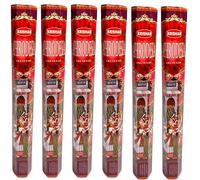 Krishan Aphrodesia Incense Stick Romantic Desire Perfume Aromatic 120 Joss Sticks Room Aroma for Calming, Stress-Relief and Mindful Meditation,Natural, hand-rolled incense