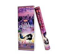 Krishan Call Clients Incense Sticks 240 Joss Sticks (12 Hexa Tubes of 240 Sticks), Yoga stick, Organic incense sticks, Positive vibes incense sticks