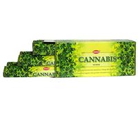 Krishan, CANNABIS, Incense Sticks, 12 Pack, Hand-Rolled, Agarbatti