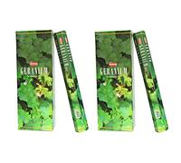 Krishan Geranium Incense Sticks Incense Sticks 240 Joss Sticks (12 Hexa Tubes of 240 Sticks) Joss Incense sticks, Yoga stick, Organic incense sticks, Positive vibes incense sticks
