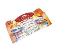 Krishan Incense Sticks Pack of 6 GIFT PACK Aromatherapy Incense With Meditation, Refreshing and Relaxing, Stress Relief Joss Sticks for Meditation Reiki Yoga