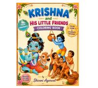Krishna and his friends: Colouring book