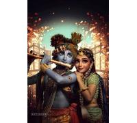 Krishna and Radha (Journal Diary and Notebook): Decorative Lord Krishna Personal Journal Diary and Notebook for work or Beautiful Gift