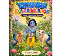 Krishna Coloring Book: Divine Tales to Color & Enjoy