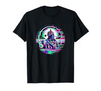 Krishna Consciousness Hindu God Glitch Vaporwave Illusion T-Shirt