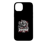 Krishna Divine Flute Lotus Battle Chariot Case for iPhone 14 Plus