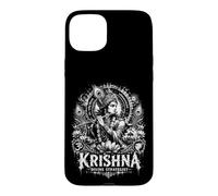Krishna Divine Strategist Spiritual Warrior Case for iPhone 15 Plus