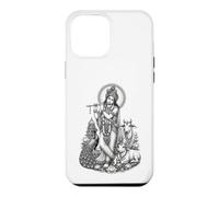 Krishna Hindu Deity Sacred Flute Devotional Line Art Case for iPhone 12 Pro Max