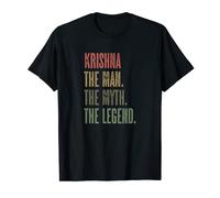 KRISHNA the Man the Myth the LEGEND | FUNNY - Men Boys Name T-Shirt