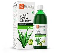 Krishna's Aloe Vera Amla Mix Juice - 500 ml | A Perfect Mix for Healthy Body | For Healthy Hair, Skin, Digestion & Immunity