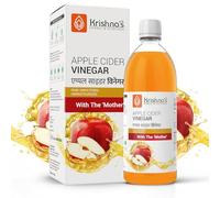 Krishna's Apple Cider Vinegar With Raw Unfiltered ACV With Mother, Unpasteurized for For Weight Management Routine & Active Lifestyle - 1000 ml (Pack of 1)