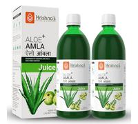 Krishna's Herbal & Ayurveda Aloe Vera Amla Mix Juice - 1 l (Pack of 2)
