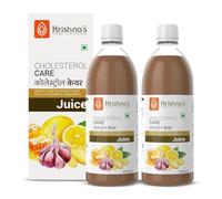 KRISHNA'S HERBAL & AYURVEDA Cholesterol Care Juice - 500 Ml (Pack Of 2) | Contains Honey With Apple Cider Ginger Garlic, Sugar Free, Helps In Digestion, Made In India