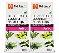 Krishna's Herbal & Ayurveda Hemoglobin Booster Juice - 500 Ml (Pack of 2)