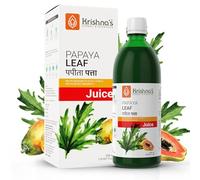 Krishna's Herbal & Ayurveda Papaya Leaf Juice, 500 ml (Pack of 1)