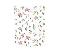 KRISIN Heartstopper Leaf Repeat Blanket, Soft Warm Flannel Throw Blanket, Plush Blanket For Bed, Living Room, Picnic, Home Travel Sofa,P1,150x200cm