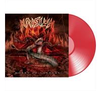 KRISIUN - WORKS OF CARNAGE - TRANSPARENT RED NEW VINYL RECORD