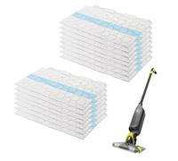 KRISMYA 15 Pack Replacement Mop Pads Compatible with Shark VACMOP Pro VM250 VM251 VM252 VM200 VC205 QM250 VM190 VM200P12 VMP30, Disposable Hard Floor Vacuum Pads
