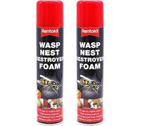 KRISP 2 x 300ml Wasp Nest Destroyer Foam Insect Control Spray Fast