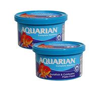 KRISP 2 x 50g Fish Food Flakes Goldfish Coldwater Multi Vitamin Nutrition