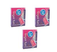 KRISP 3 x 1 pk Finger Fun Play Toy for Her Stimulator, Pink