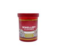 KRISP Jewellery Cleaner Solution 145ml - Professional All-Purpose At-Home Cleaning Dip for Silver, Gold, Platinum, Diamonds & Gemstones - Includes Polishing Cloth & Red velvet Pouch.
