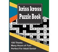 kriss kross puzzle book: 100 Criss Cross Crossword Activity Book