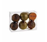 Krist+ Christmas Baubles Set, Multicoloured, Standard