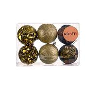 Krist+ Christmas Baubles Set, Multicoloured, Standard