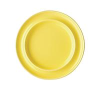 Olympia Kristallon Heritage Yellow Raised Rim Plate - 8" (Box 4)