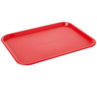 Kristallon P504 Foodservice Tray, Kristal Lon, Plastic, Medium, Red