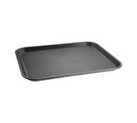 Kristallon Rectangular Non Slip Tray in Black Made of Polypropylene - 405x305mm