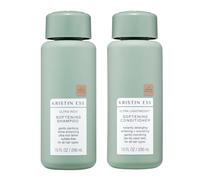 Kristin Ess Hair Softening Moisture Repair Shampoo and Conditioner Set for Curly + Thick Hair - Sulfate Free + Color Safe + Gentle - Anti-Frizz -