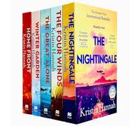 Kristin Hannah Collection 5 Books Set (The Nightingale, The Four Winds, The Great Alone, Winter Garden, Home Front)