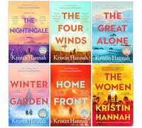 Kristin Hannah Collection 6 Books Set (The Nightingale, The Four Winds, The Great Alone, Winter Garden, Home Front & The Women)