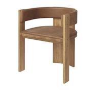 Kristina Dam Studio Collector Dining Chair Cognac Leather Upholstery/Warm Lacquered Oak
