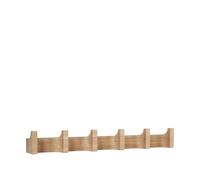 Kristina Dam Studio Column Coat Rack Long Light Oak