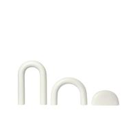 Kristina Dam Studio Cupola Sculpture Earthenware Off-White