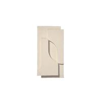 Kristina Dam Studio Serif Relief Wall Hanging Small Off White