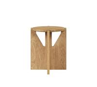 Kristina Dam Studio Simple Stool Warm Lacquered Oak