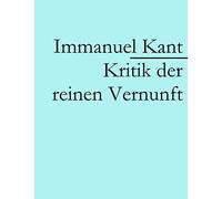 Kritik der reinen Vernunft