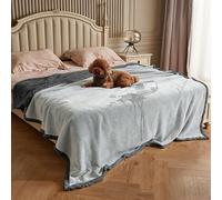 Kritter Planet Large Waterproof Bed Blanket for Intimacy, King Size Love Couples Bed Cover Leakproof, Reversible Protector Furniture Couch Cover for Dogs Pets, Washable, Stain Proof, Hair Resistant