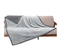 Kritter Planet Waterproof Bed Blanket, Reversible Sherpa Fleece Bed Cover for Adults Intimancy, Leakproof Furniture Protector