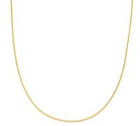Kritz Fine Curb Chain Necklace Gold 1.5 mm - Gold-Plated Stainless Steel Gold Chain, Thin Minimalist Chain 50 cm for Women
