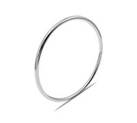 Kritz Women's Bangle Bracelet Gold or Silver 316L Stainless Steel Slim Rigid Stackable Gift for Women, Mittelgroße, Metal, No Gemstone