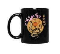 KRIXIAVIKA Year Of The Snake 2025 Lunar New Year Chinese New Year 2025 Coffee Mug, Gift For Men, Women, Cups 11oz - 15oz
