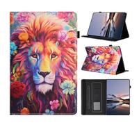 KRjcsfhy Case for iPad Mini 5th Generation 2019 7.9 inch/iPad Mini 4/3/2/1, Folio Flip PU Leather Lightweight Smart Protective Case Pen Holder Stand Wallet Cover Tablet Case,Lion