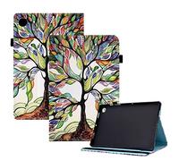 KRjcsfhy Case for Kindle Fire HD10/HD10 Plus 2021, PU Leather Kickstand Multi-Angle Viewing Protective PU Leather Folio Smart Cover for Kindle Fire HD10/HD10 Plus 2021 Tablet, Tree of Life